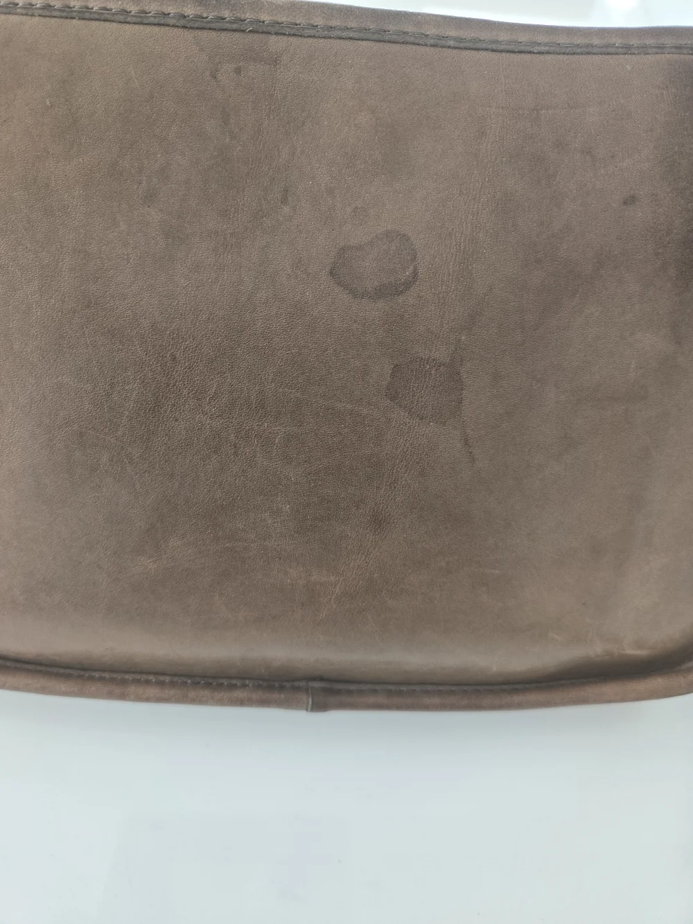 Coach Bonnie Cashin Vintage Small Brown Leather Shoulder Bag Distressed